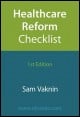 Book title: Healthcare Reform Checklist. Author: Sam Vaknin
