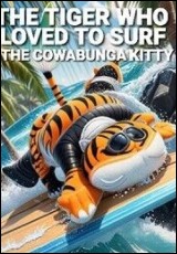 The Tiger Who Loves to Surf