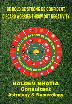 Book title: Be Bold, Be Strong, Be Confident - Discard Worries Throw out Negativity. Author: Baldev Bhatia
