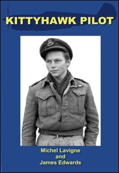 Book title: Kittyhawk Pilot. Author: Michel Lavigne and James Edwards