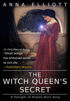 Book title: The Witch Queen's Secret. Author: Anna Elliott