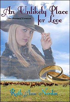 Book title: An Unlikely Place for Love. Author: Ruth Ann Nordin